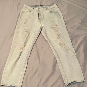 Wild Fable Faded/Ripped mom jeans